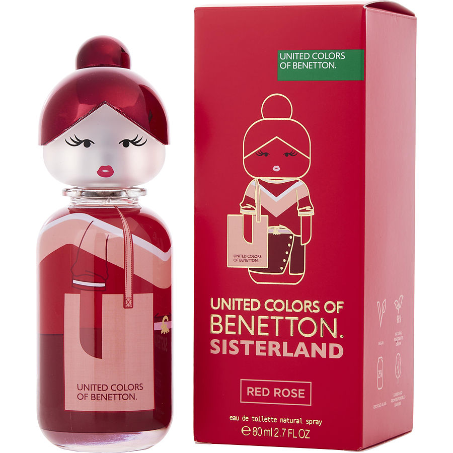 BENETTON SISTERLAND RED ROSE WOMEN 2.7 OZ