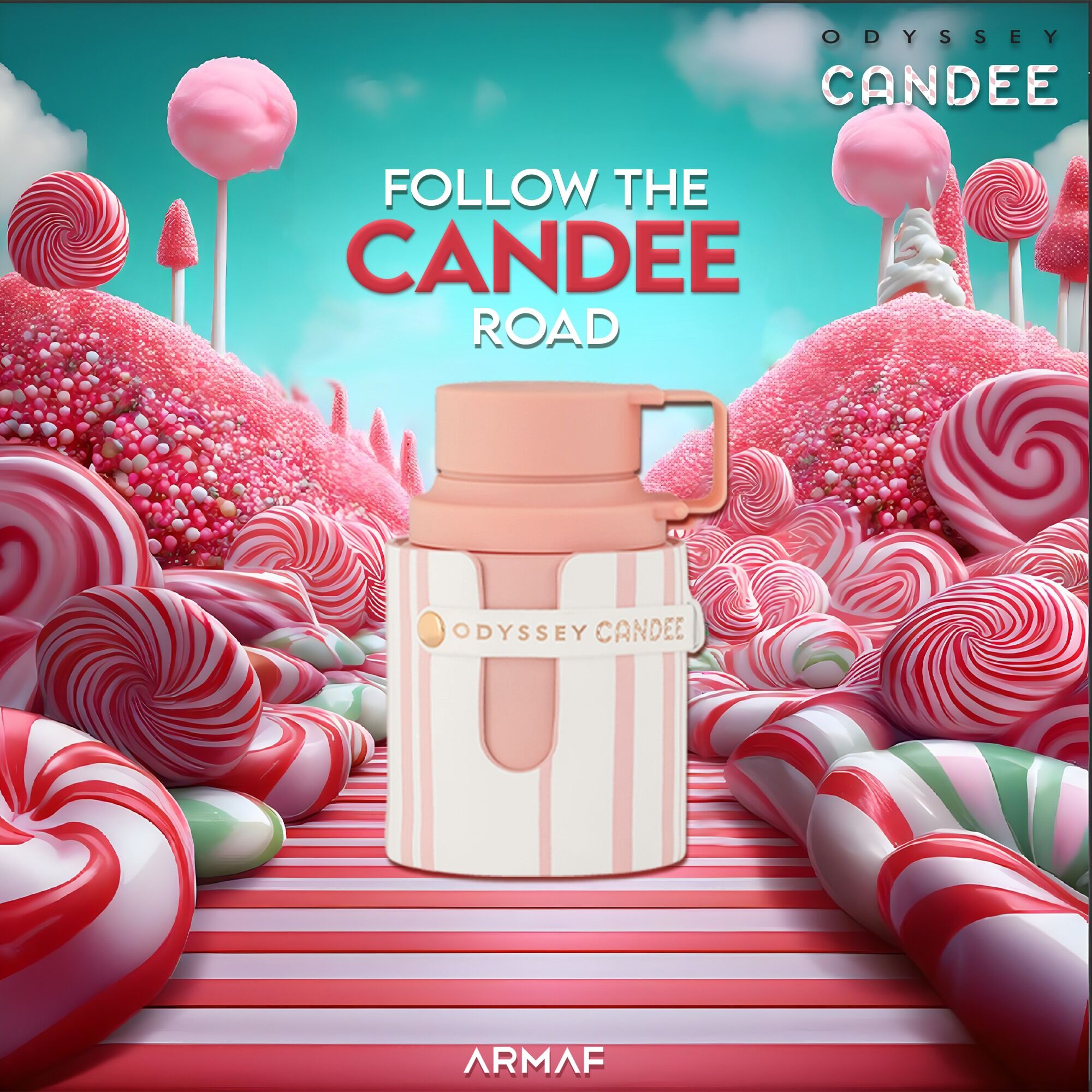 Armaf Odyssey Candee edición especial para mujer, Eau de Parfum, 3.4 OZ